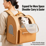 Expandable Pet Carrier Backpack for Pets Up to 16 lb
