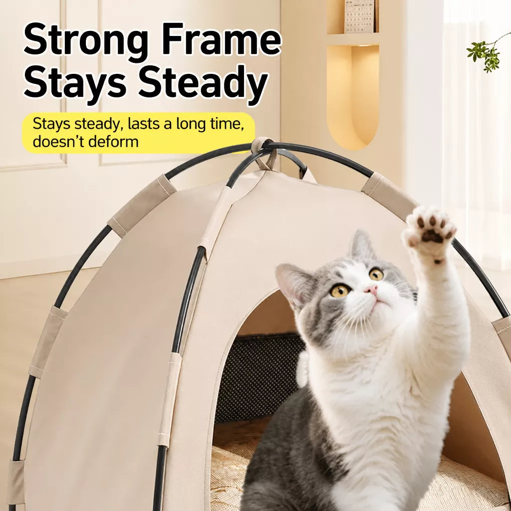 Foldable Indoor Cat Tent Bed