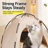 Foldable Indoor Cat Tent Bed