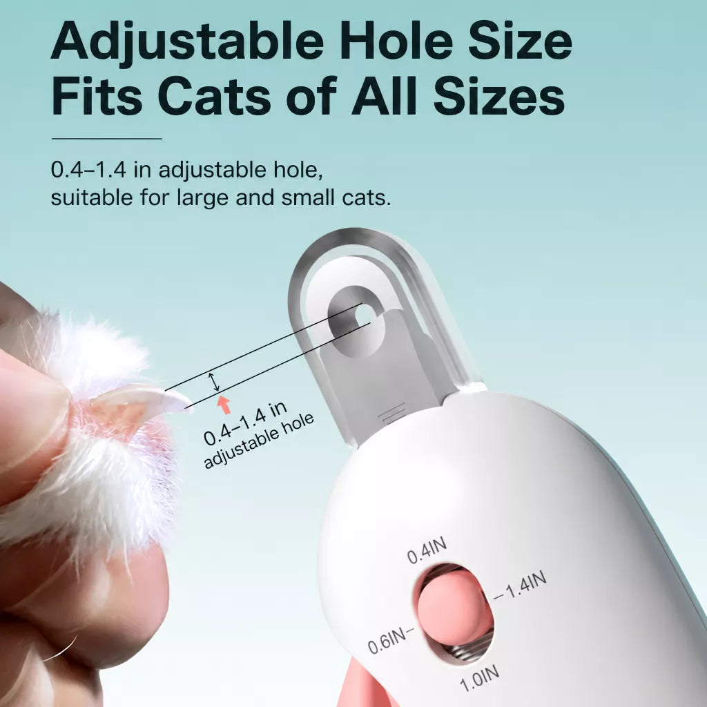 Adjustable-Opening Cat Nail Clipper
