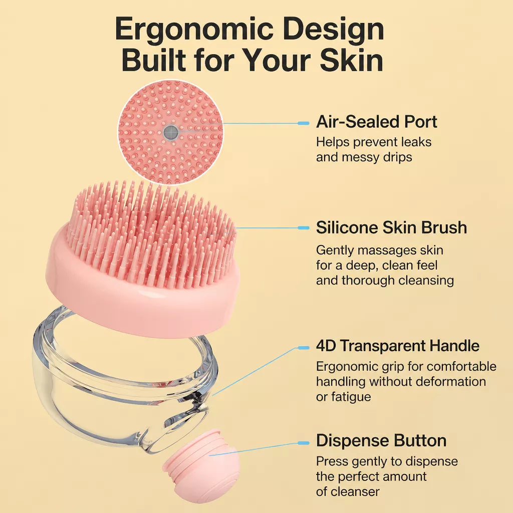Pet Bath Brush for Dogs & Cats