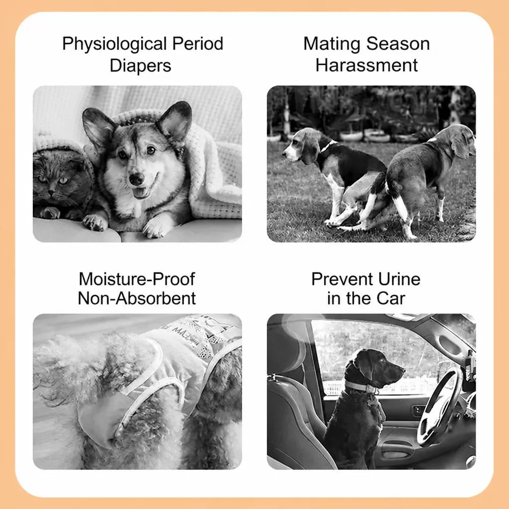 Cotton Dog Heat Pants for Female Dogs