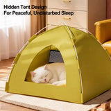 Year-Round Convertible Tent Bed for Cats and Small Dogs