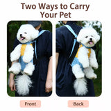Front-Carrying Pet Carrier Backpack for Small Dogs and Cats