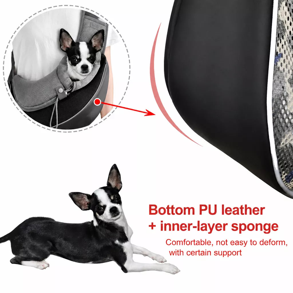 Mesh Pet Carrier Backpack for Small Dogs