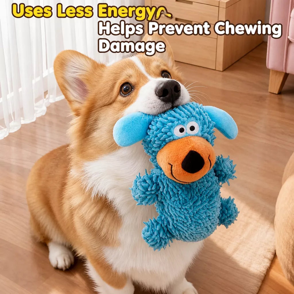 Squeaky Mop Dog Toy for Small and Medium Dogs