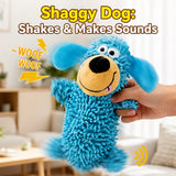 Squeaky Fleece Mop Dog Toy