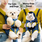 Pet Carrier Backpack for Cats and Dogs, Front or Back Carry