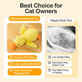 Duck Plush Cat Toy with Crinkle Paper and Catnip – Small or Large