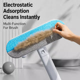 Long-Handle Pet Hair Removal Brush for Sofas and Bedding