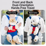 Front Carrier Backpack for Small Dogs and Cats