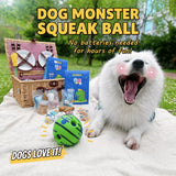 Interactive Squeaky Ball Dog Toy