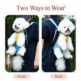 Front-Carry Pet Carrier Backpack for Small Dogs and Cats