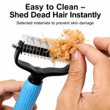Pet Detangling and Deshedding Comb for Dogs and Cats