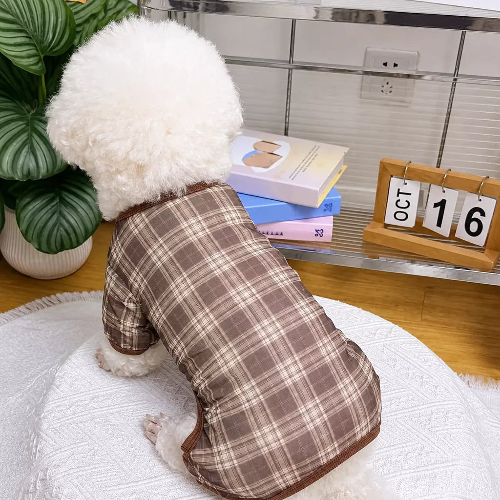 Striped Mesh Four-Leg Summer Shirt for Dogs