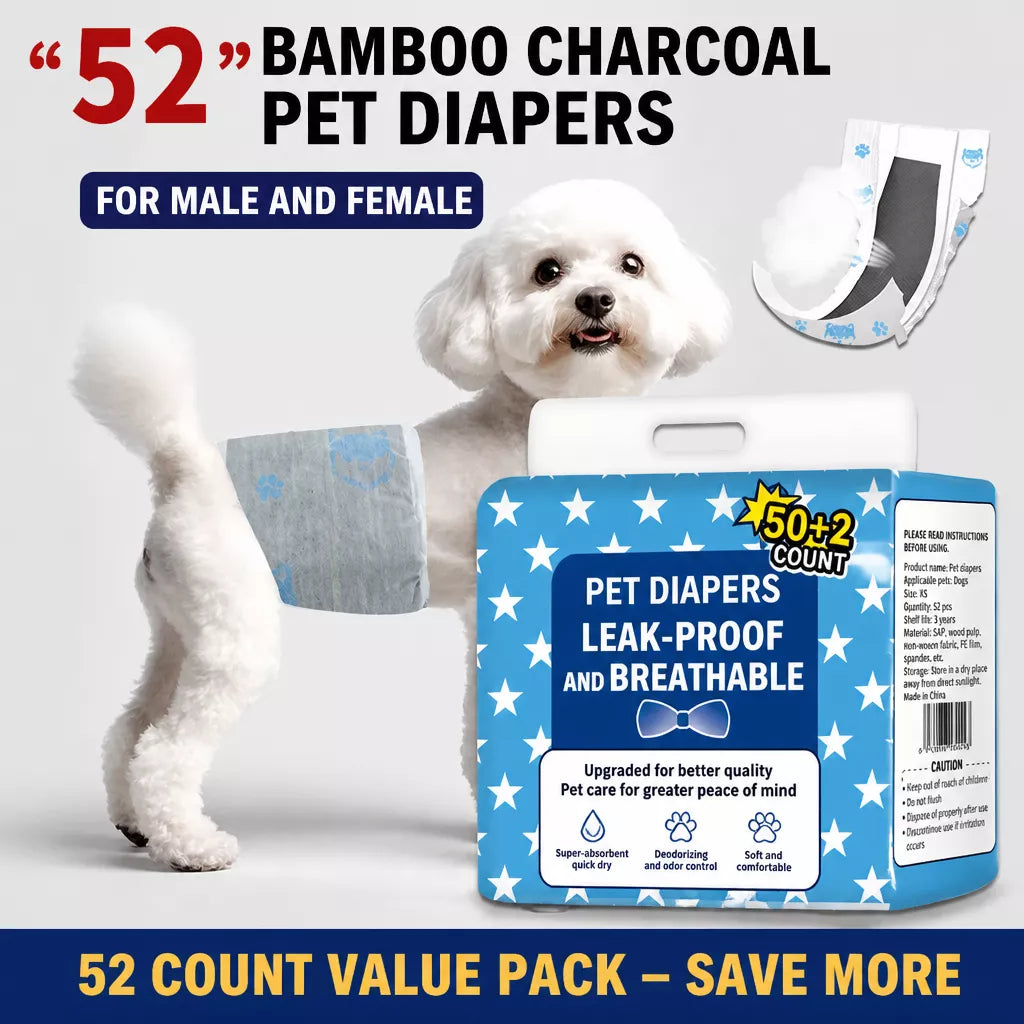 Disposable Dog Diapers for Male and Female Dogs