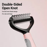 Cat Grooming Comb for Long Hair, Knots and Loose Fur