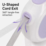 Retractable Dog Leash with Waste Bag Dispenser
