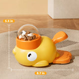 Duck-Shaped Interactive Treat Dispenser for Cats & Dogs