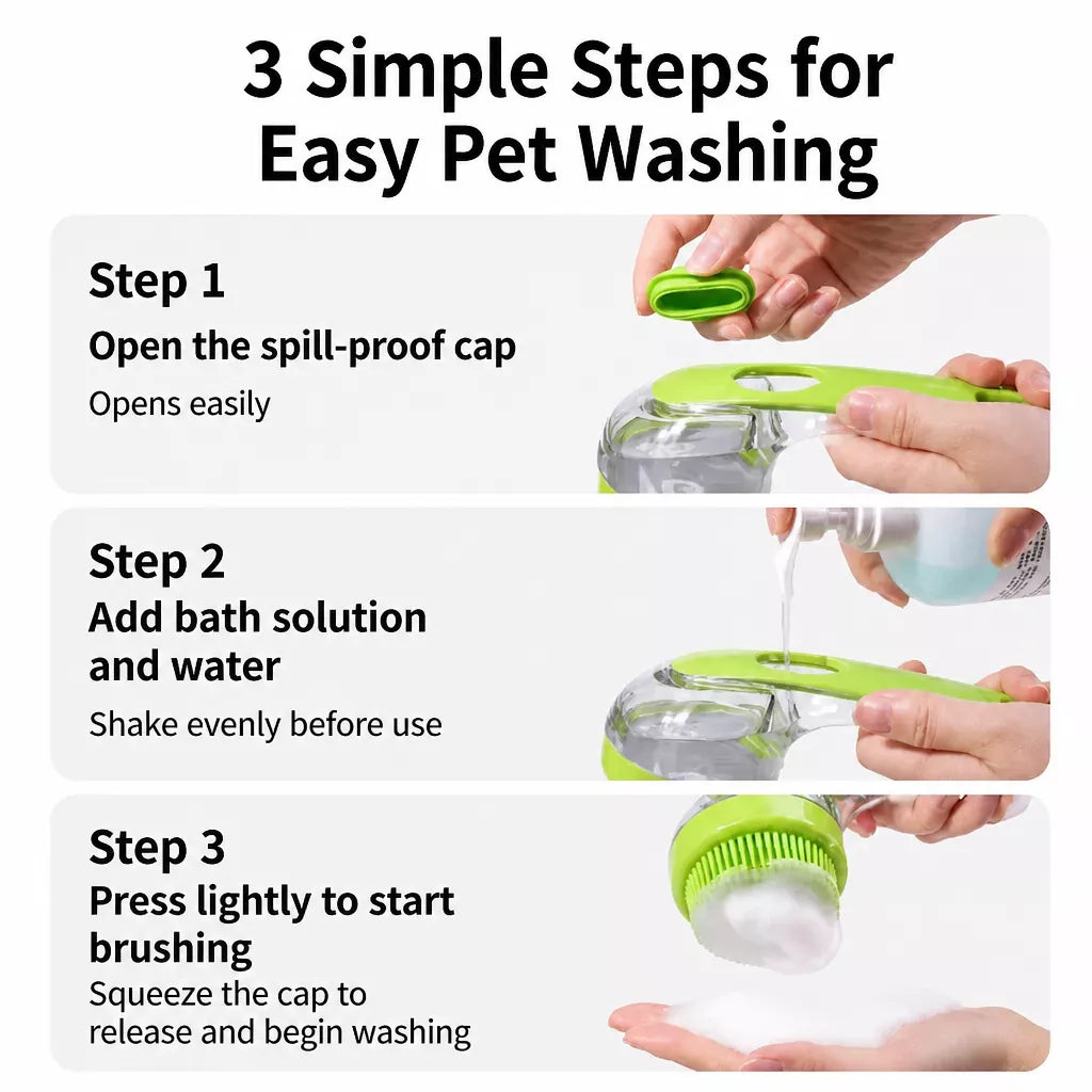 Dog & Cat Bath Brush