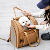 Expandable Pet Carrier Backpack for Cats and Small Dogs
