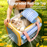 Expandable Pet Carrier Backpack for Cats and Small Dogs