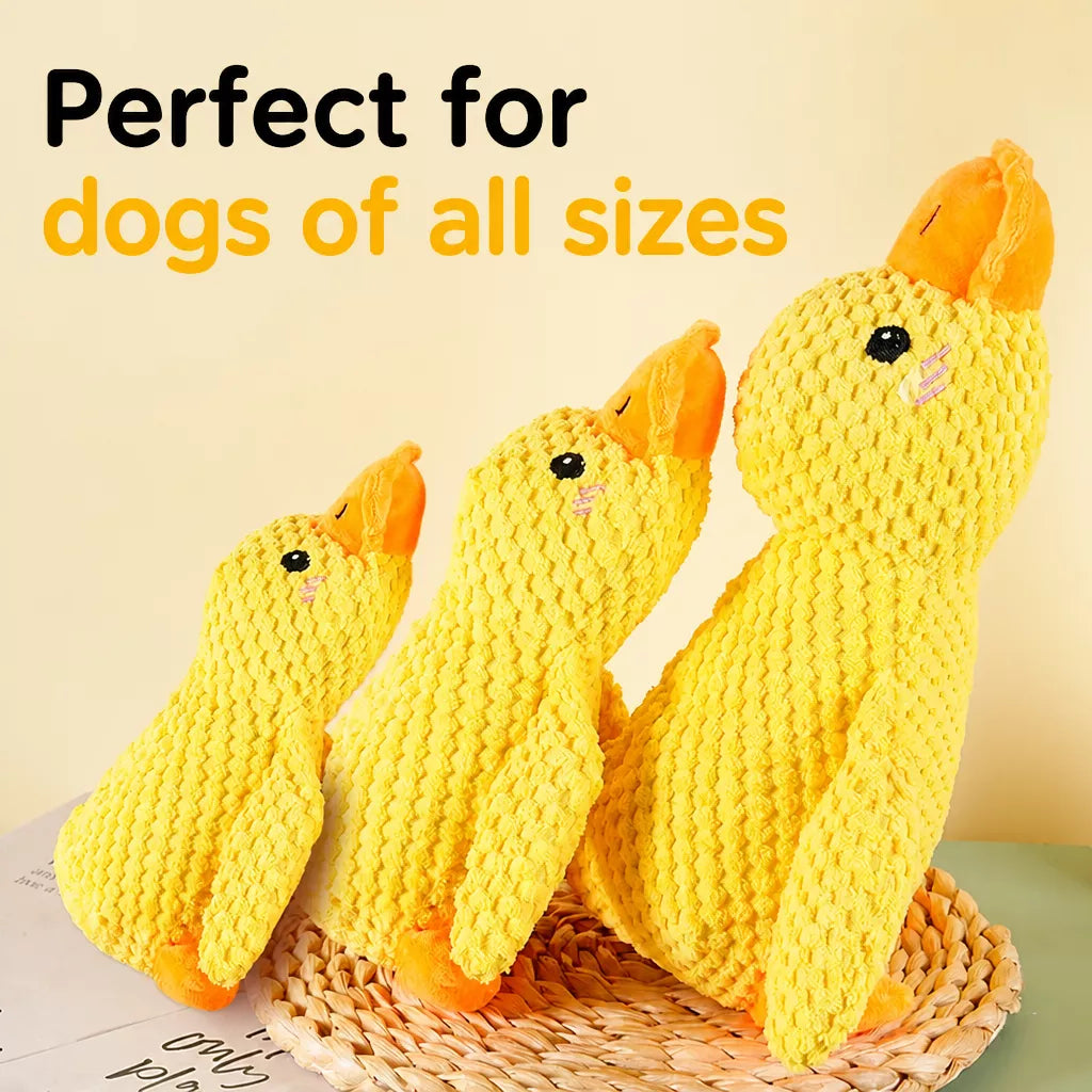 Plush Squeaky Dog Toy with Playful Animal Designs