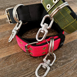 Heavy-Duty Nylon Dog Collar with Figure-8 Swivel Ring