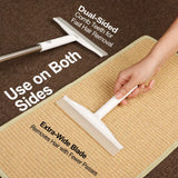 Pet Deshedding Brush for Cats and Dogs with Short or Long Handle