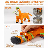 Four-Leg Raincoat for Small Dogs
