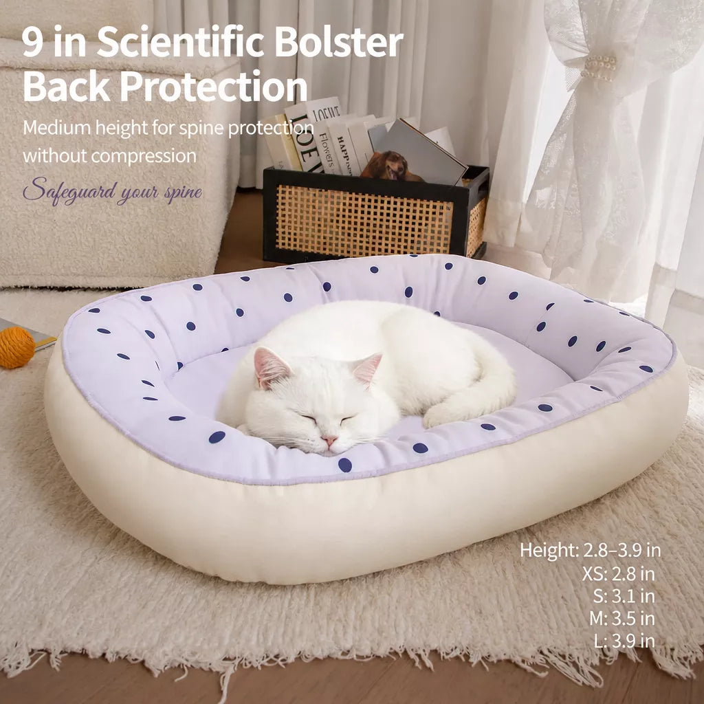 All-Season Washable Pet Bed for Small Dogs & Cats