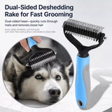 Dog & Cat Grooming Comb for Loose Fur and Tangles