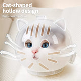 Clear Plastic Pet Recovery Cone for Cats