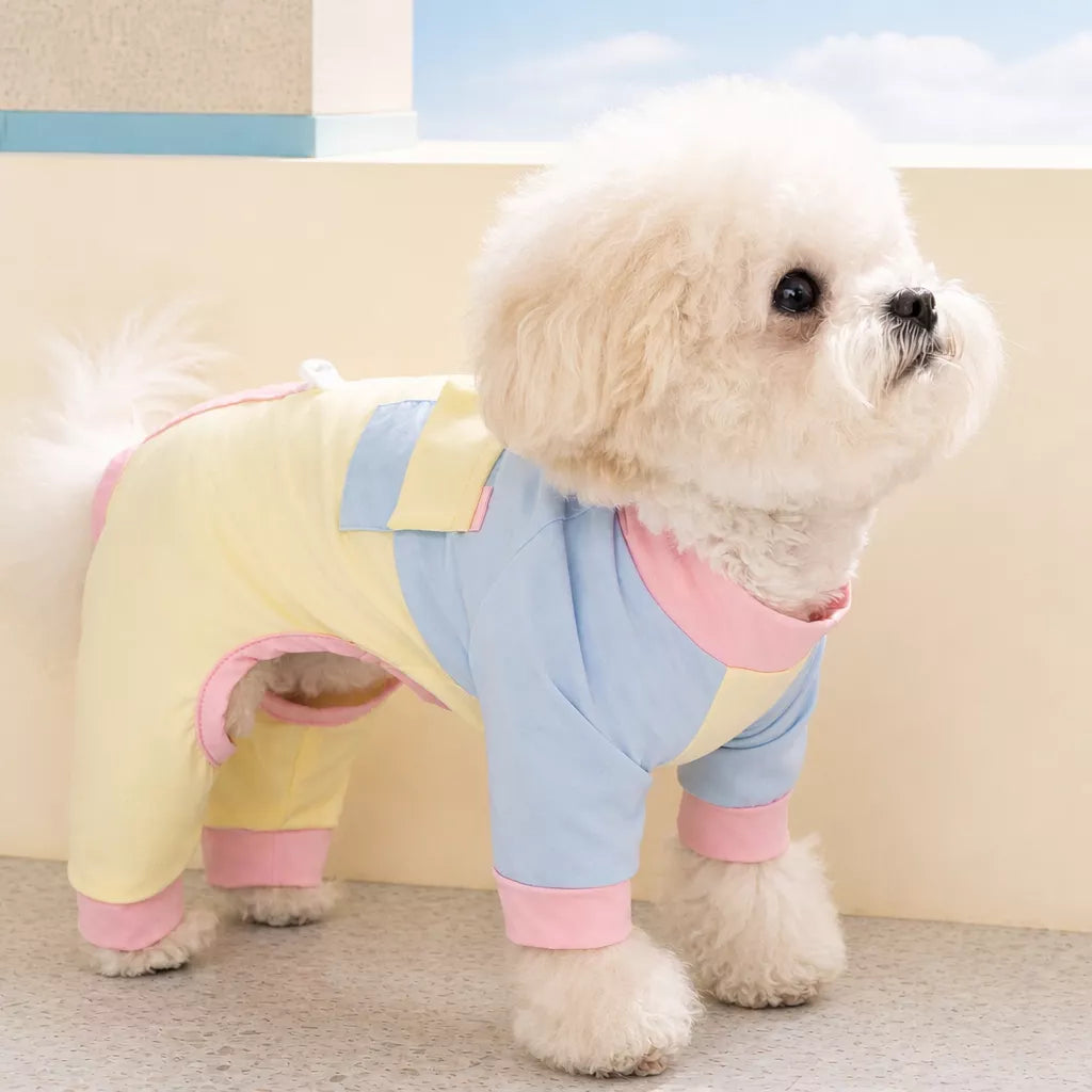Lightweight Polyester Four-Leg Dog Summer Jumpsuit