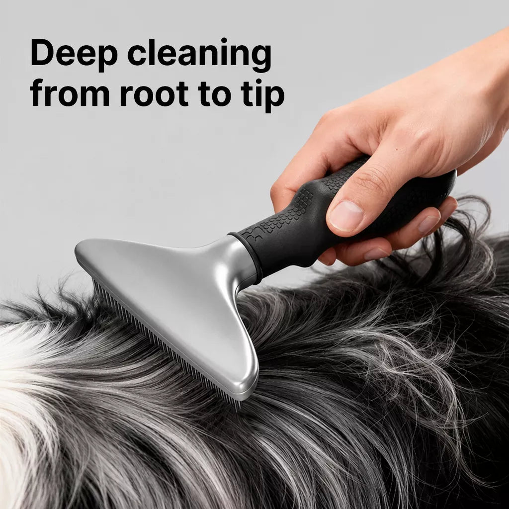 Detangling Rake Comb for Long-Haired Cats and Medium to Large Dogs