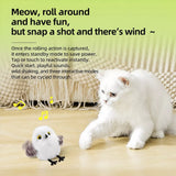Automatic Flying Bird Cat Toy with Fluttering Wings