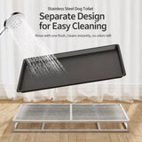 Stainless Steel Dog Potty Tray