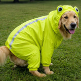 Waterproof Dog Raincoat for Golden Retrievers and Labradors