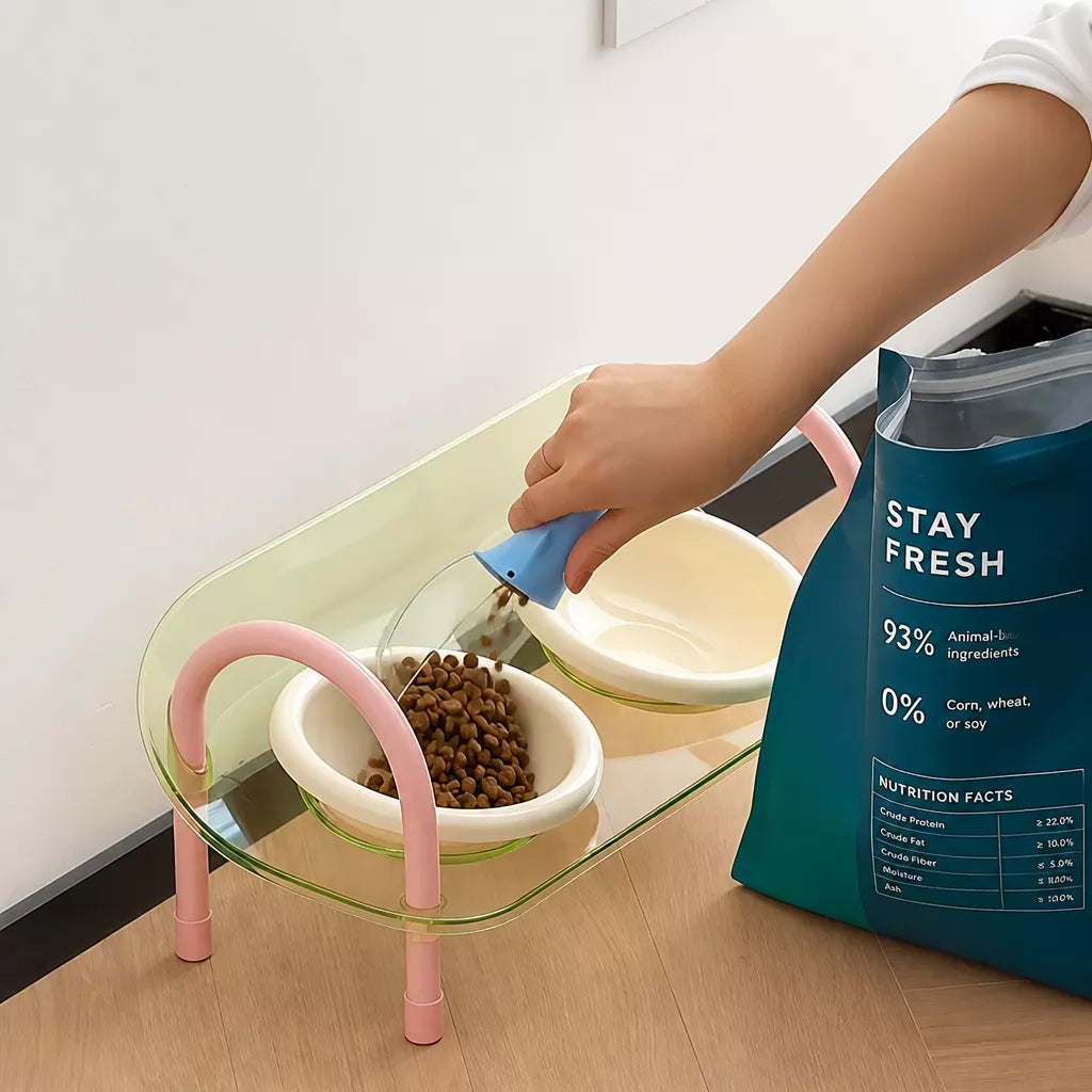 Pet Slow Feeder Bowl with Wide Opening