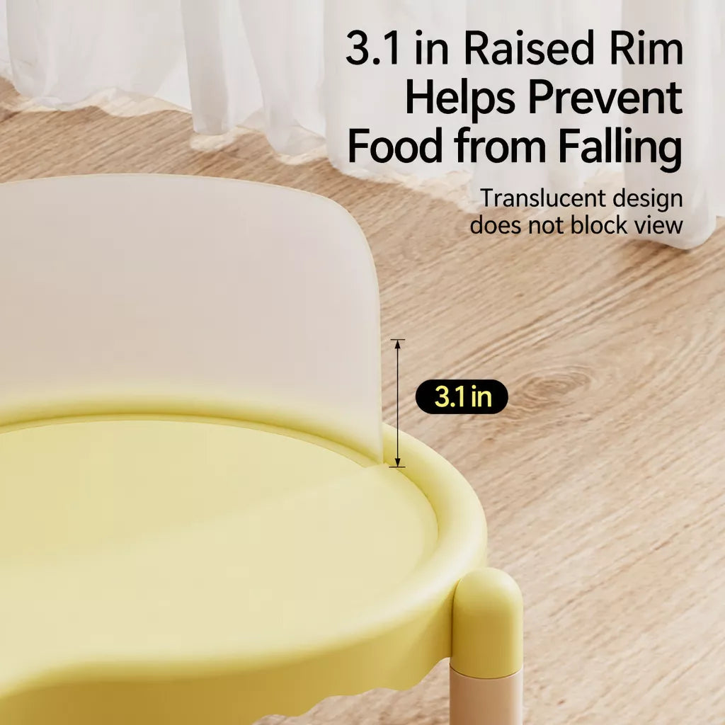 Elevated Ceramic Pet Bowl Set with a Double-Bowl Stand