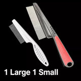Fine-Tooth Flea Comb for Cats and Dogs