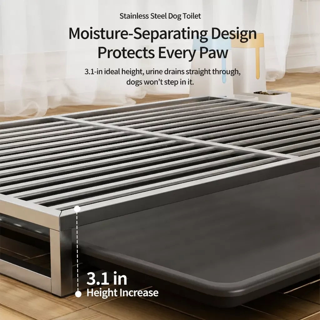 Stainless Steel Dog Potty Tray