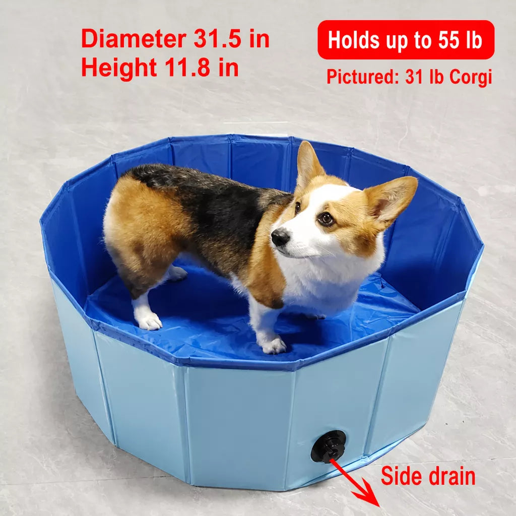 Foldable Pet Bath Basin for Dogs & Cats