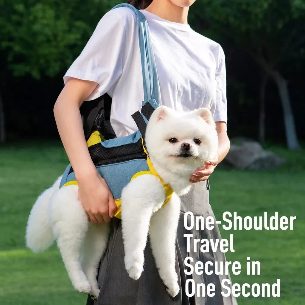Nylon Pet Carrier Backpack for Dogs and Cats