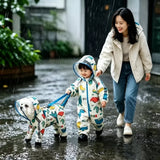 Full-Coverage Waterproof Raincoat for Small Dogs