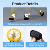 Soft-Sole Nylon Dog Boots for Small to Medium Dogs