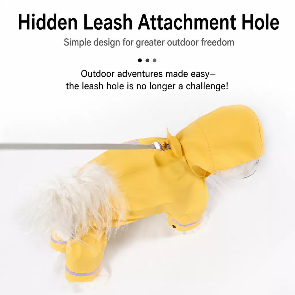 Dog Raincoat for Small to Medium Dogs