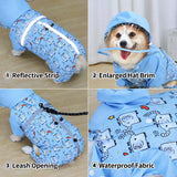 Full-Coverage Four-Leg Dog Raincoat