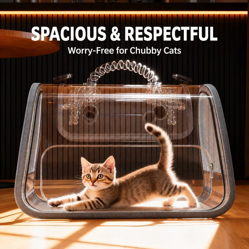 Breathable Pet Carrier Backpack with Handheld Carry Option