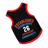 Pet Basketball Jersey for Dogs & Cats